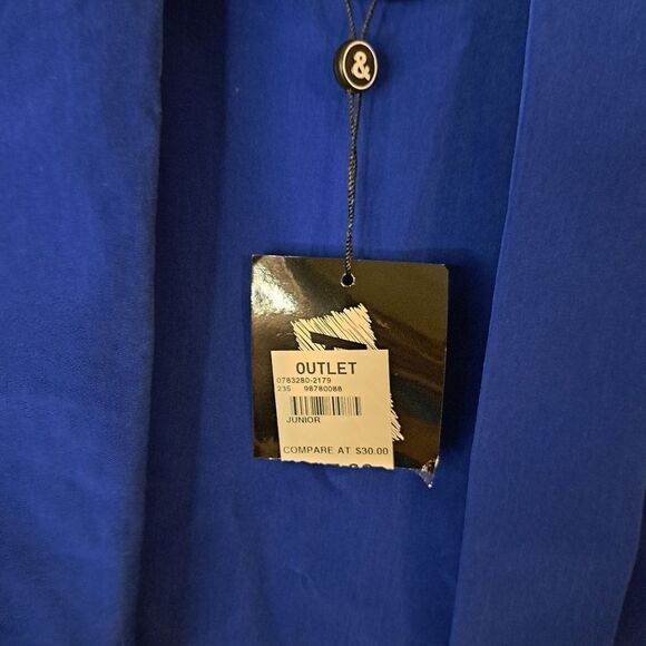 Ali & Kris blue blazer suit jacket size small NWT - Picture 3 of 6